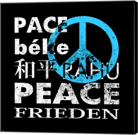 Blue Peace Square II by Veruca Salt