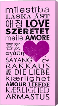 Pink Love Languages by Veruca Salt