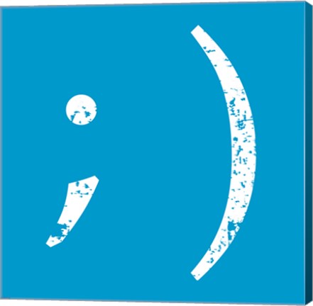 Blue Wink Smiley by Veruca Salt