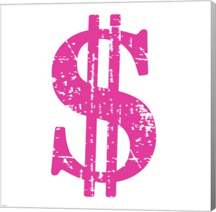 Pink Dollar Sign by Veruca Salt