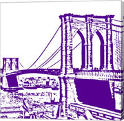 Purple Brooklyn Bridge by Veruca Salt