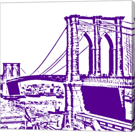 Purple Brooklyn Bridge by Veruca Salt