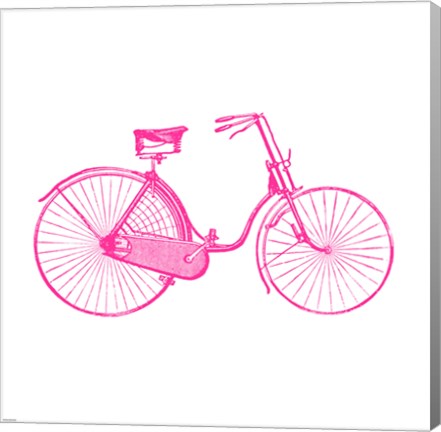 Pink On White Bicycle by Veruca Salt