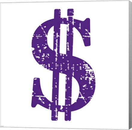 Purple Dollar Sign by Veruca Salt