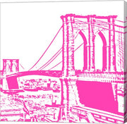 Pink Brooklyn Bridge by Veruca Salt