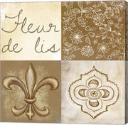 Fleur de Lis Square by Veruca Salt
