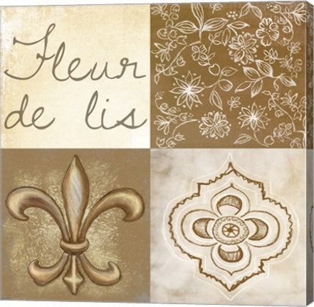 Fleur de Lis Square by Veruca Salt