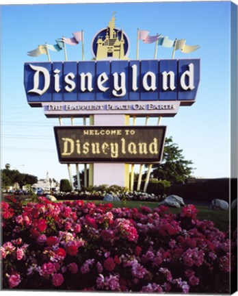 Disneyland in Orange County, California, 1955