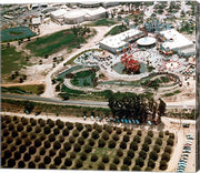 Disneyland and Orange Groves, 1955