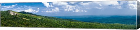 Panorama of the Blue Ridge Parkway Asheville, NC