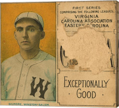 Gilmore, Winston-Salem Team, Baseball Card Portrait