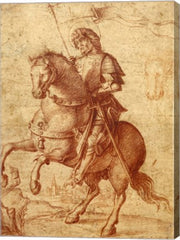 A Saint on Horseback by Giovanni Battista