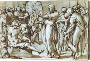 Raising of the Son of the Widow of Naim by Giovanni Battista Naldini