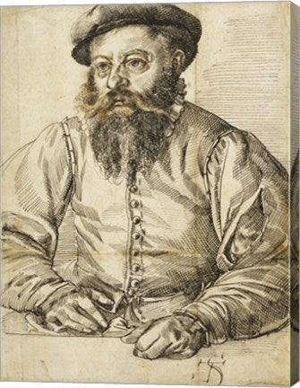 Portrait of a Bearded Man by Tobias Stimmer
