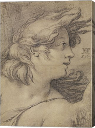 Bust of an Angel by Hendrick Goltzius