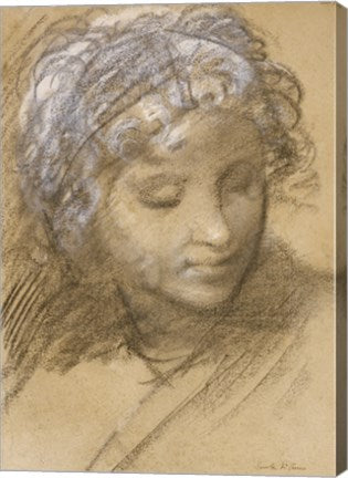 Head of a Female Figure by Giulio Cesare Procaccini