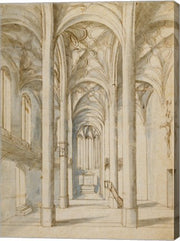 Interior of a Gothic Church by Paul Juvenal the Elder