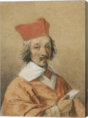 Portrait of Armand-Jean du Plessis, Cardinal de Richelieu by Simon Vouet