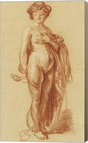 Nude Woman with a Snake by Rembrandt van Rijn