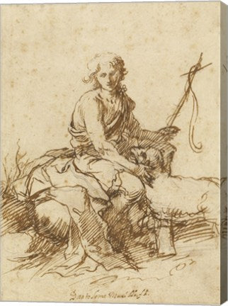 Young John the Baptist History Scene by Bartolome Esteban Murillo