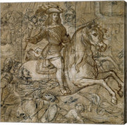 Equestrian Portrait of Don Juan Jose of Austria by Jose Ximenez Donoso