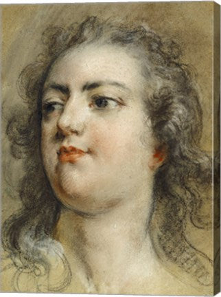 Head of King Louis XV by Francois Le Moyne