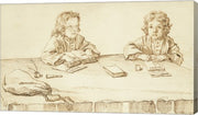 Portraits of Serafino and Francesco Falzacappa by Pier Leone Ghezzi