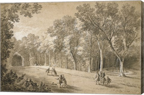Park Scene by Jean-Baptiste Oudry