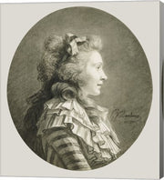 Portrait of a Young Lady in Profile by Henri Pierre Danloux