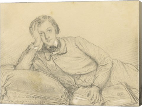 Portrait of Raymond de Magnoncourt by Theodore Chasseriau