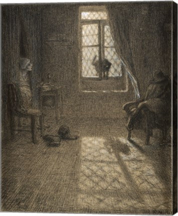 Le chat The Cat at the Window by Jean Francois Millet