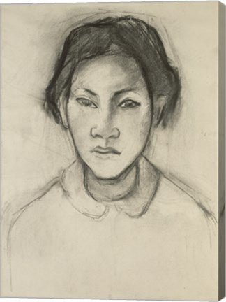 Head of a Tahitian Woman by Paul Gauguin