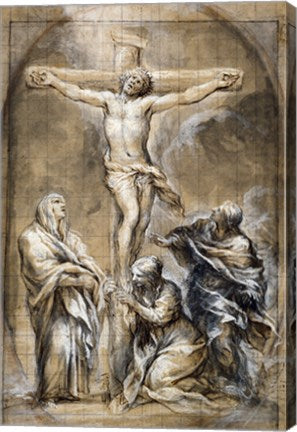 Christ on the Cross with the Virgin Mary by Pietro da Cortona