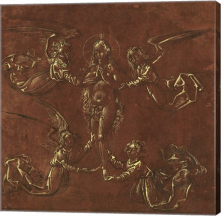 Mary Magdalene Transported by Four Angels