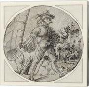 A Standard Bearer before a Castle