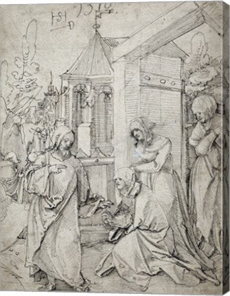 Christ Taking Leave of His Mother by Hans Schaufelein