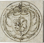Design for an Ornament or Signet Ring with the Arms of Lazarus Spengler by Albrecht Durer