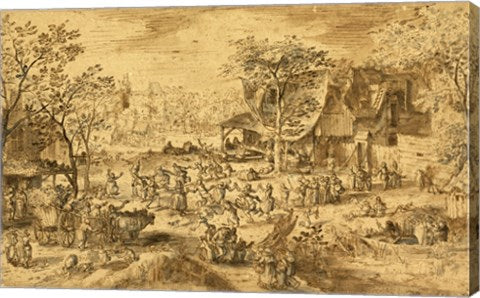 Peasant Kermis by David Vinckboons