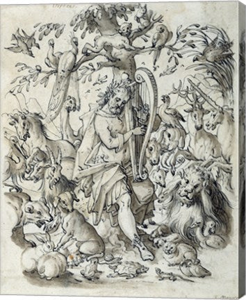 Orpheus Charming the Animals by Josias Murer