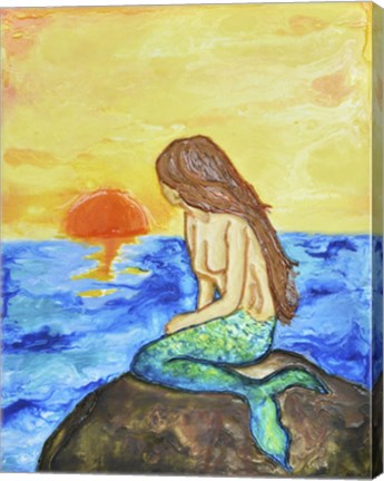Mermaid at Sunset by Natalie Talocci
