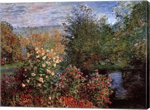 Garten von Montgeron by Claude Monet