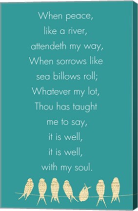 It Is Well With My Soul Panel by Veruca Salt