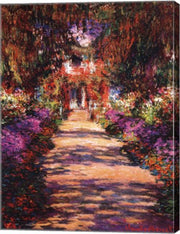 Il Viale del Giardino by Claude Monet