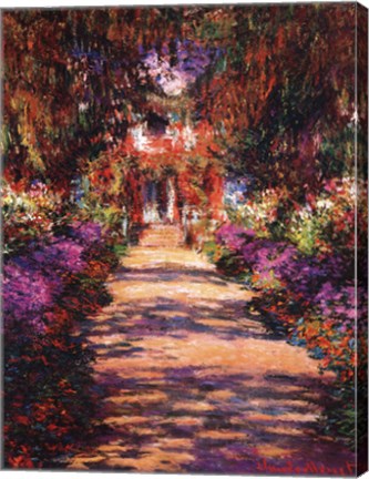 Il Viale del Giardino by Claude Monet