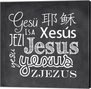Jesus in Different Languages Chalkboard by Veruca Salt