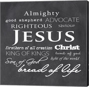 Jesus Christ Chalkboard by Veruca Salt