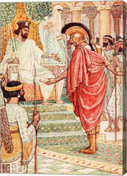 He Stood Silent Before the King