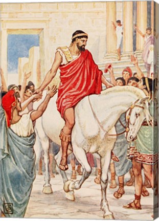 The Multitude Saluted Him With Loud Acclamations