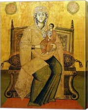 God's Mother On The Throne