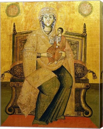 God's Mother On The Throne
